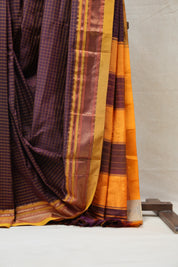 Wine Silk Ilkal Saree - SRWSIS138
