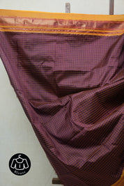 Wine Silk Ilkal Saree - SRWSIS138