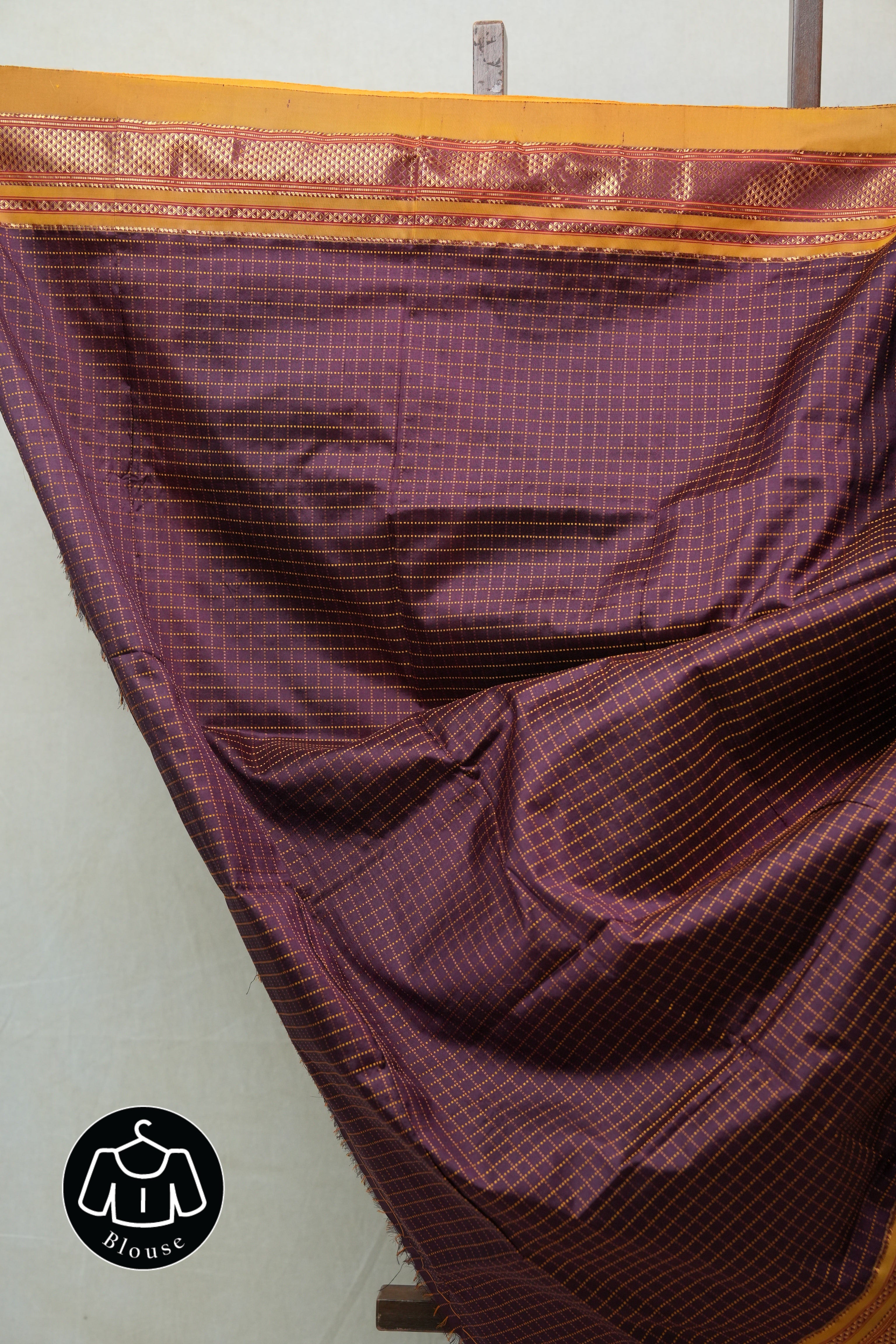 Wine Silk Ilkal Saree - SRWSIS138