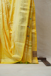 Yellow Silk Paithani Saree - SRYSPS604