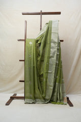 Light Green Chanderi Cotton Silk Saree - SRLGCSS371