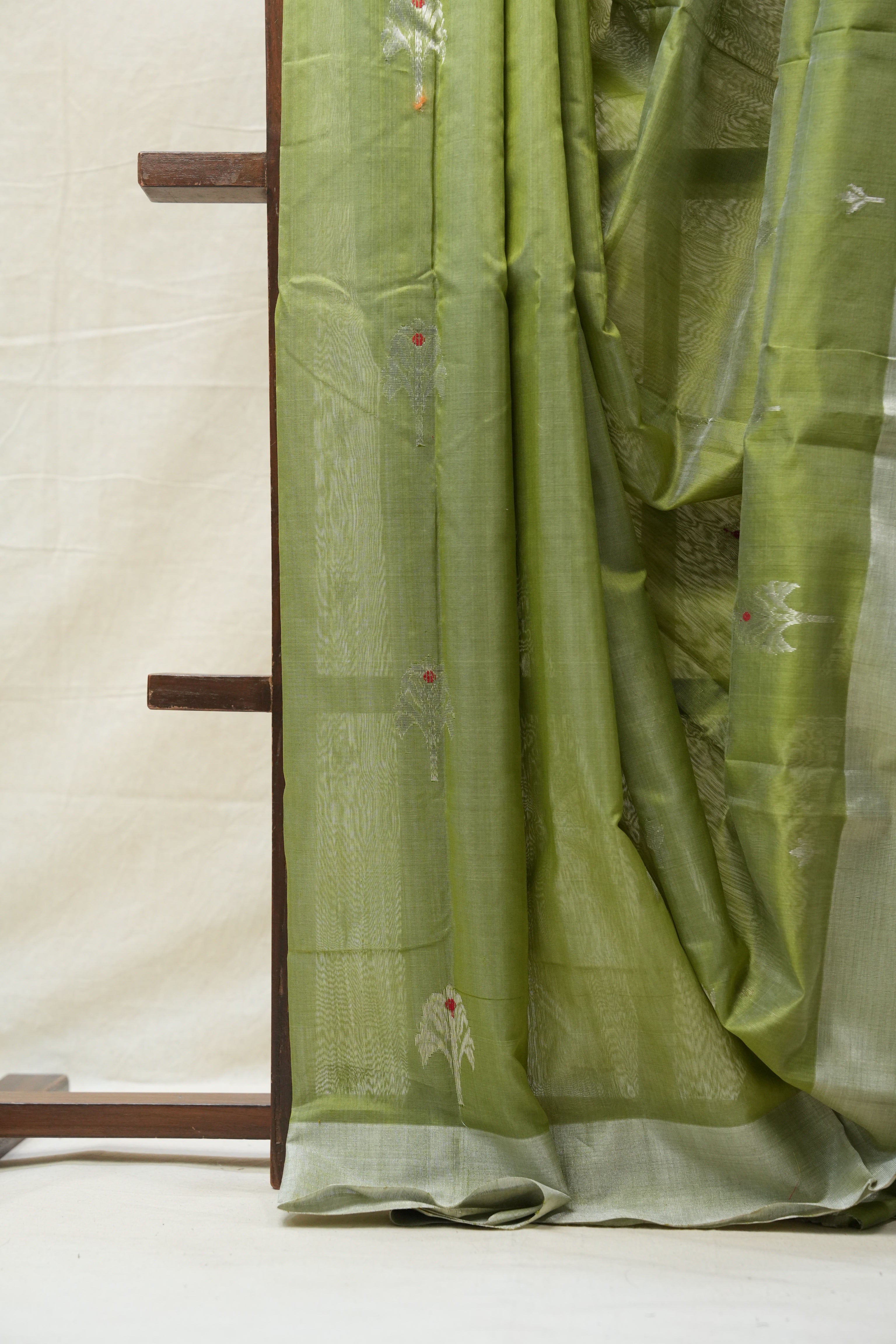 Light Green Chanderi Cotton Silk Saree - SRLGCSS371