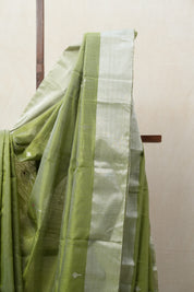 Light Green Chanderi Cotton Silk Saree - SRLGCSS371