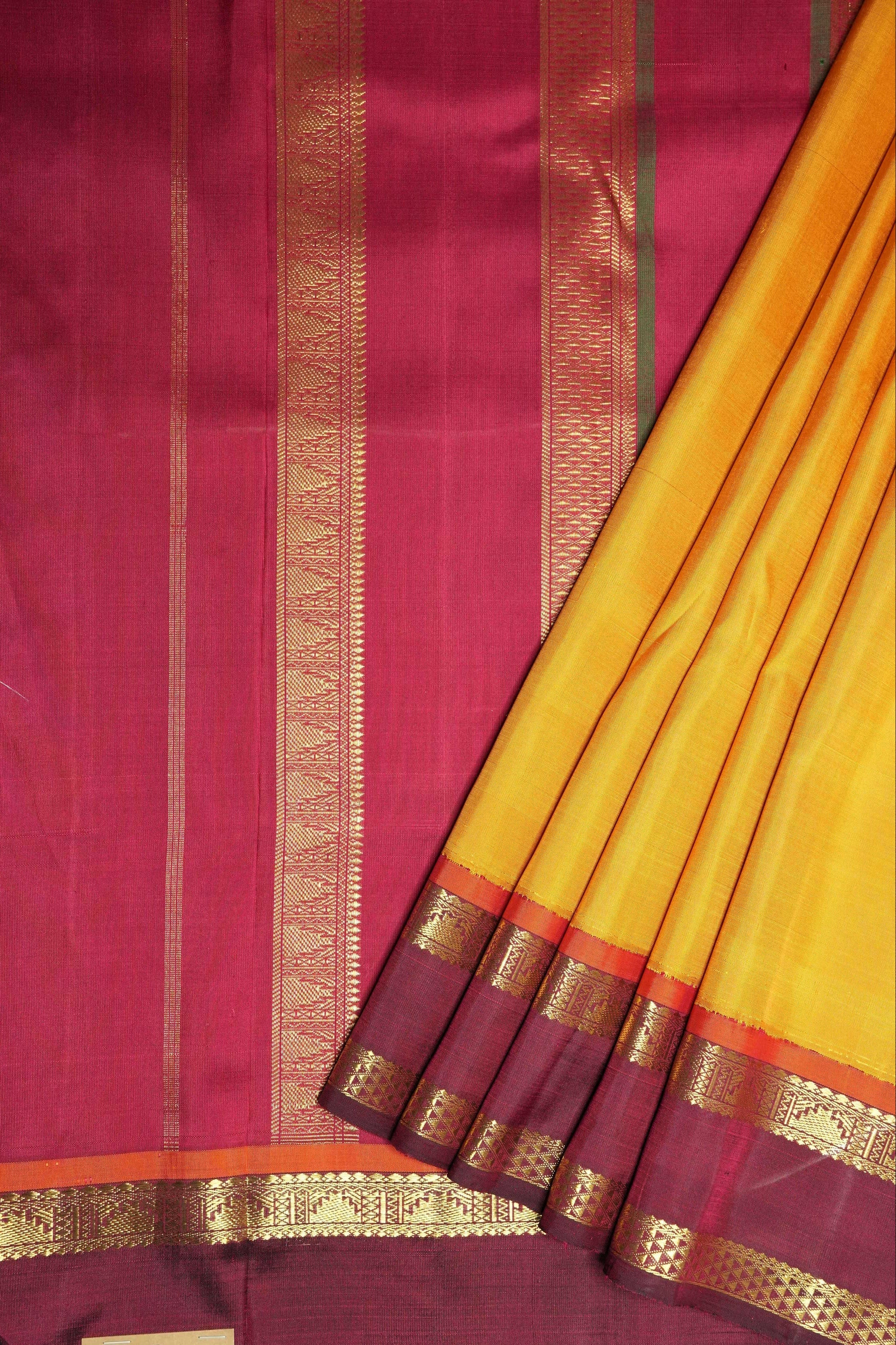 Suryakanti Kanjeevaram Silk Saree - Saavari - SSSKSS29