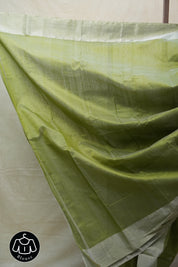 Light Green Chanderi Cotton Silk Saree - SRLGCSS371