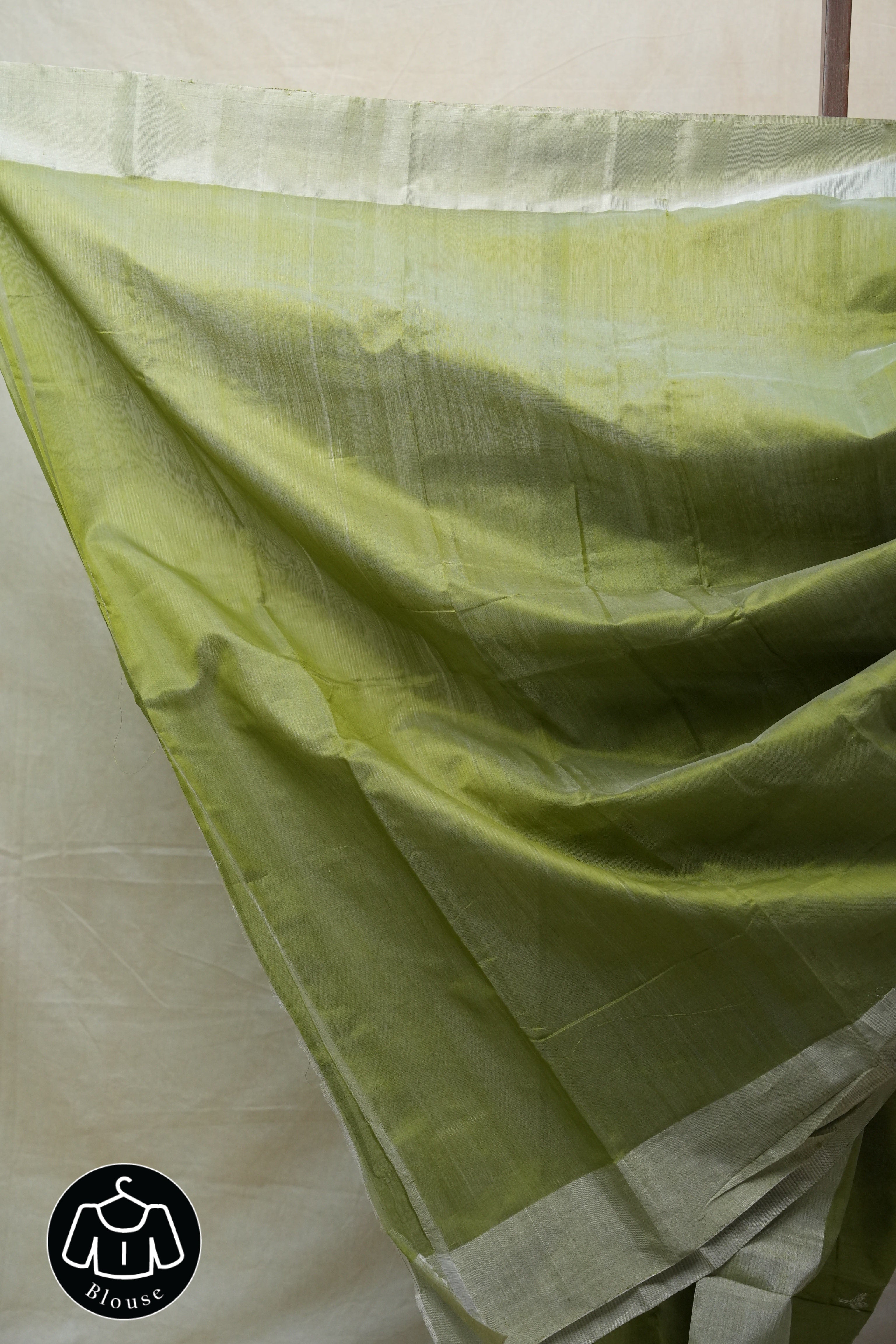 Light Green Chanderi Cotton Silk Saree - SRLGCSS371