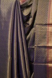 Dual Tone Purple  Maheshwari Tissue Saree - SRDTPMTS690