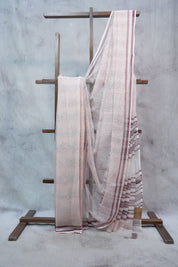 Pastel Pink HBP Kota Doria Saree - SRPPKDS111