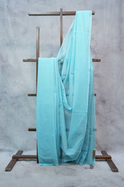 Blue HBP Kota Doria Saree - SRBKDS108