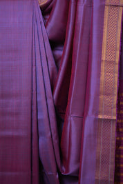 Two Tone Blue Mangalgiri Silk Saree - SRTTBMSS003