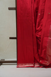 Red Silk Paithani Saree - SRRSPS599