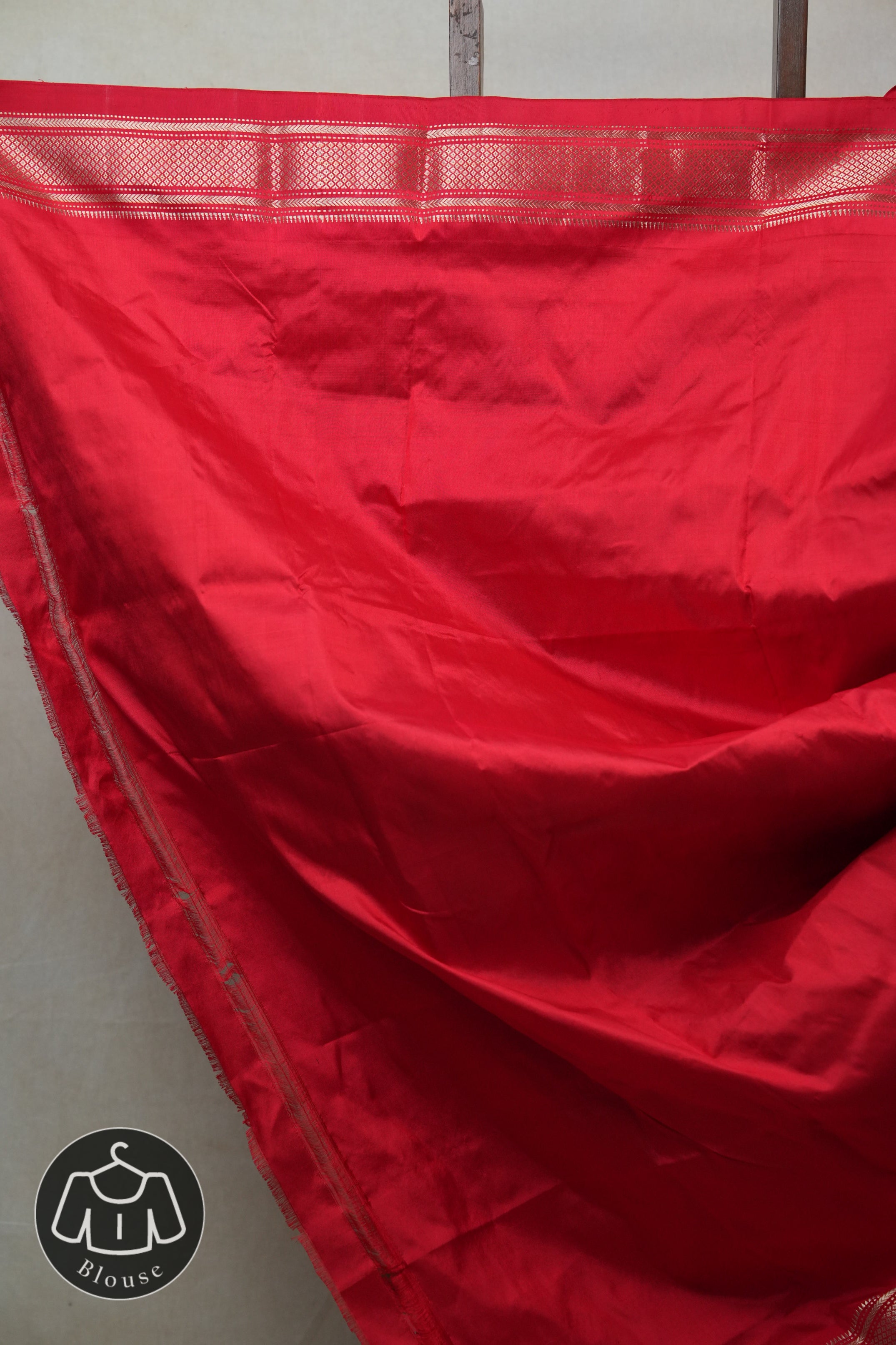 Red Silk Paithani Saree - SRRSPS599