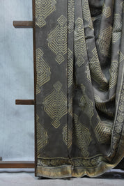 Kashish HBP Chanderi Cotton Silk Saree With Maheshwari Border - SRKCSS1183