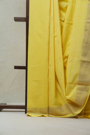 Yellow Cotton Paithani Saree - SRYCPS523