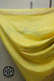 Yellow Cotton Paithani Saree - SRYCPS523