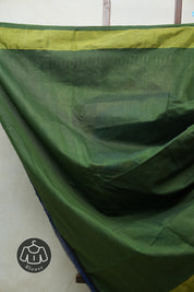 Olive Green Cotton Paithani Saree - SROGPCPS519