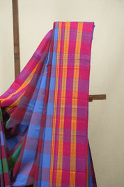 Multicolour Cotton IIkal Saree - SRMCIS1087