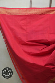 Red Cotton Paithani Saree - SRRCPS532