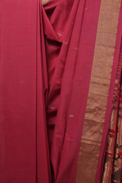 Red Cotton Paithani Saree - SRRCPS525