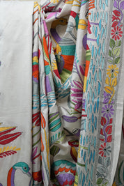 White Tussar Silk Saree - SRWTSS1390