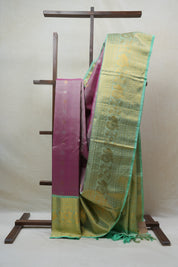 Purple Gadwal Silk Saree - SRPGSS454