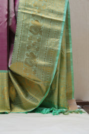 Purple Gadwal Silk Saree - SRPGSS454