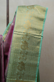 Purple Gadwal Silk Saree - SRPGSS454