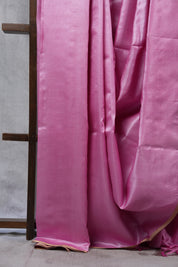 Pink Tussar Silk Saree - SRPTSS1206