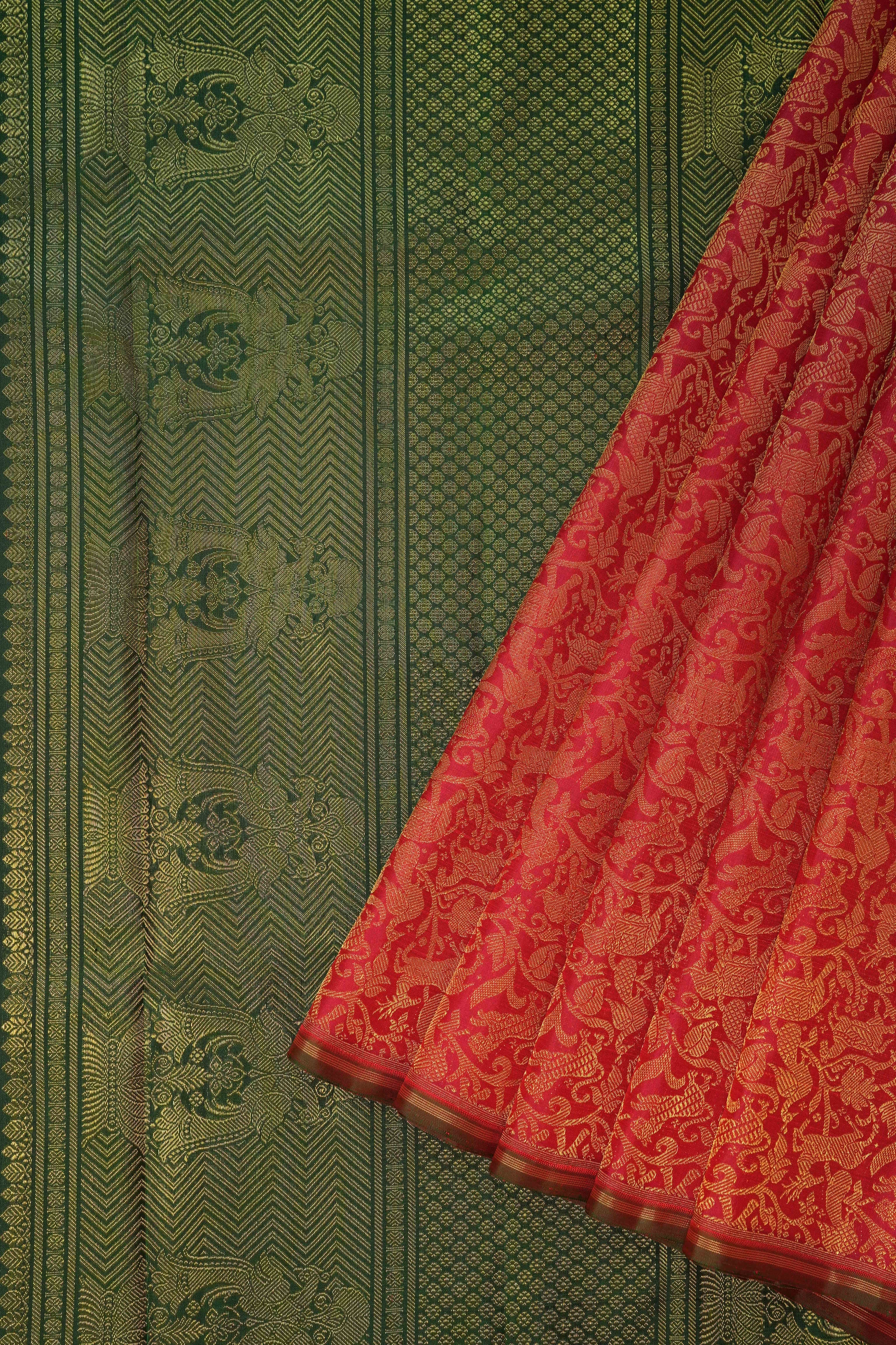 Vanya Kanjeevaram Silk Saree - Saavari - SSVKSS10