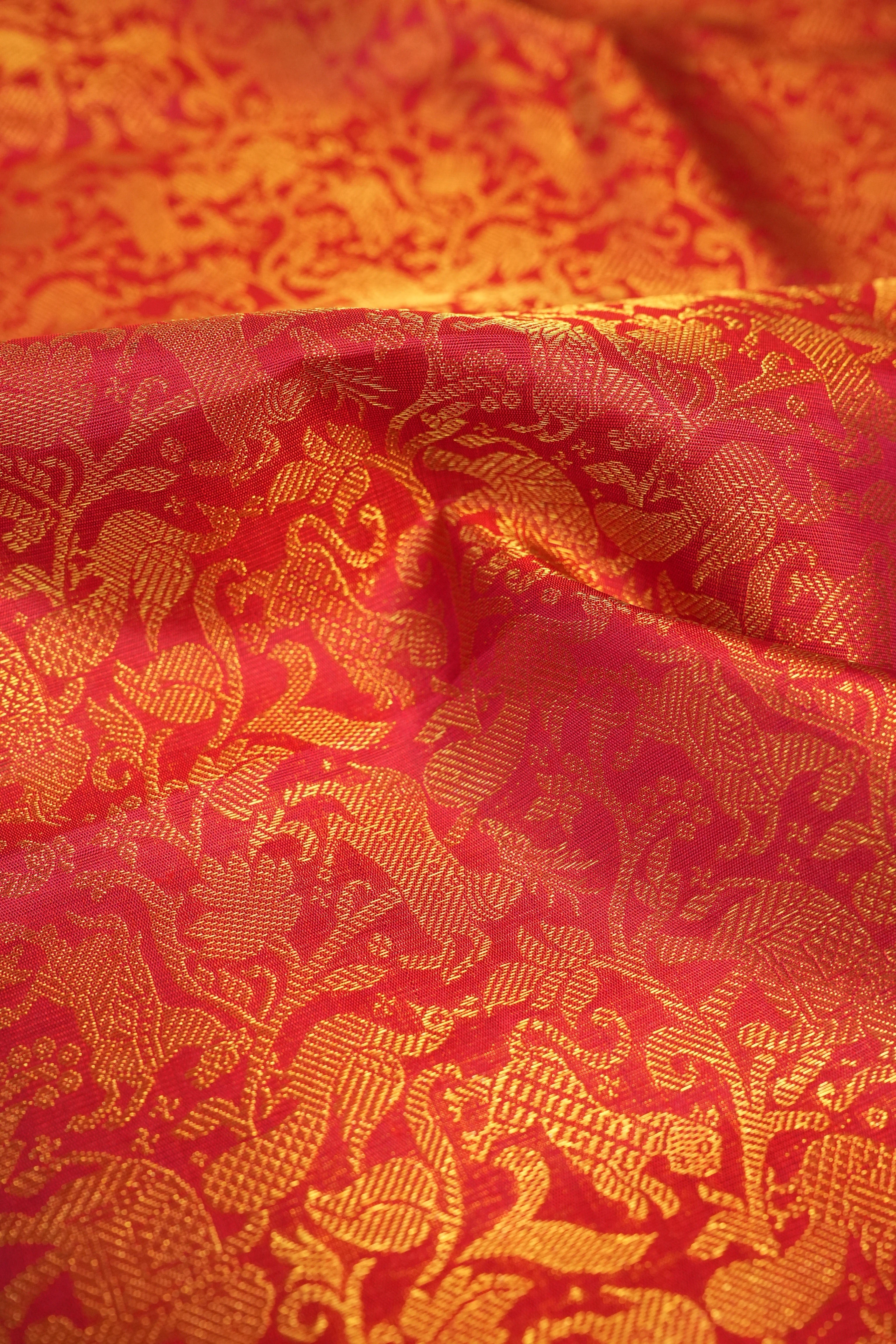 Vanya Kanjeevaram Silk Saree - Saavari - SSVKSS10