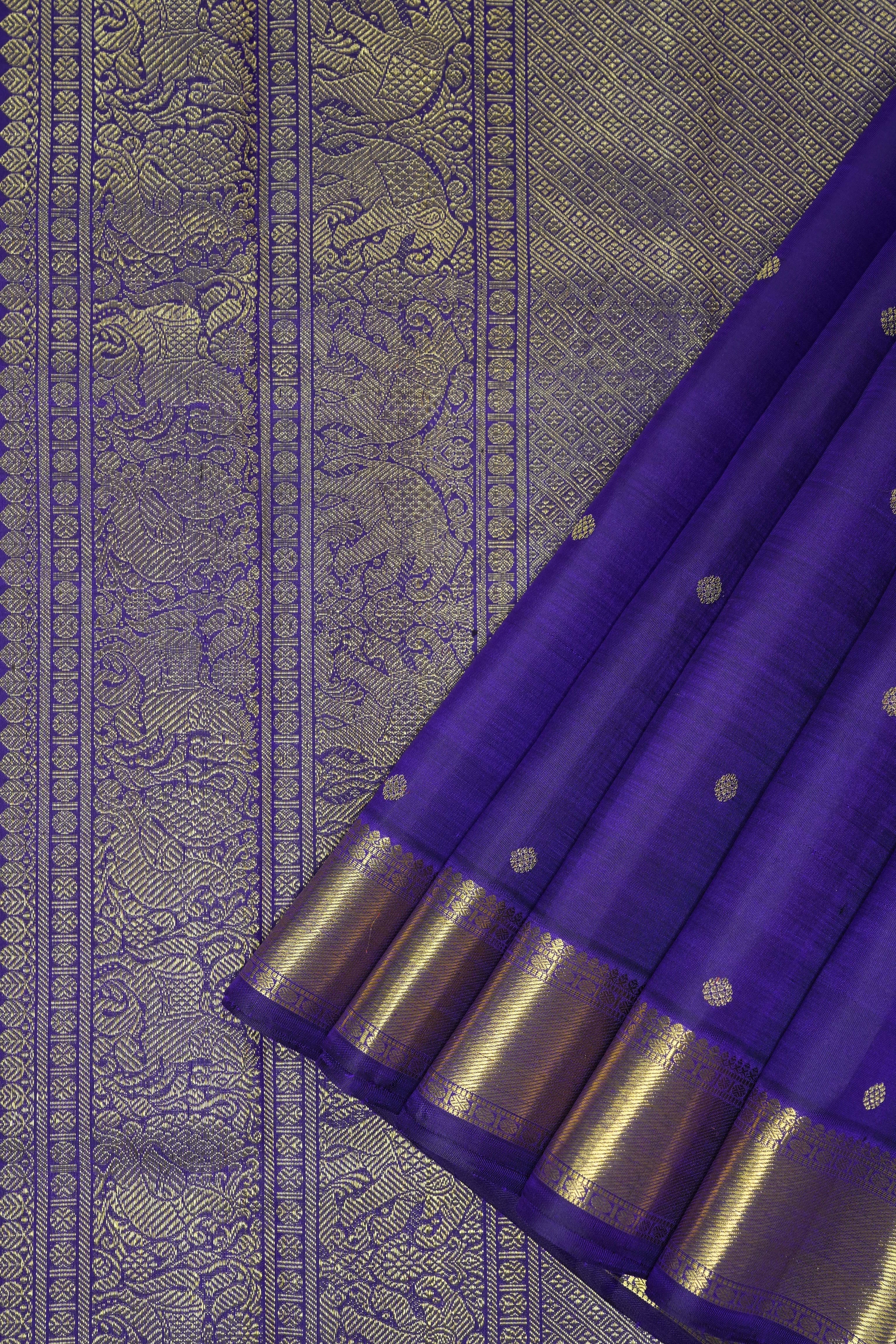 Chakrika Kanjeevaram Silk Saree - Saavari - SSCKSS09