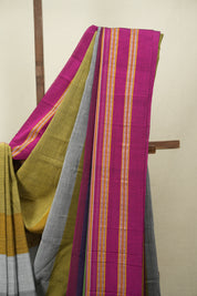 Multicolour Cotton IIkal Saree - SRMCIS1094