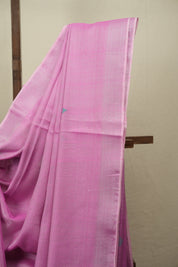Pink Tissue Linen Jamdani Saree - SRPTLJS213