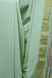 Mint Green Cotton Paithani Saree - SRMGCPS537