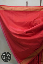 Red Cotton Paithani Saree - SRRCPS546