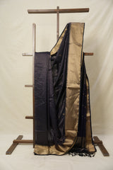 Purple Maheshwari Saree - SRPMS836