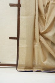 Beige Maheshwari Tissue Saree - SRBMTS509