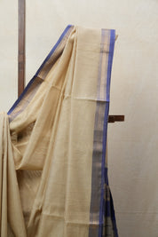 Beige Maheshwari Tissue Saree - SRBMTS509