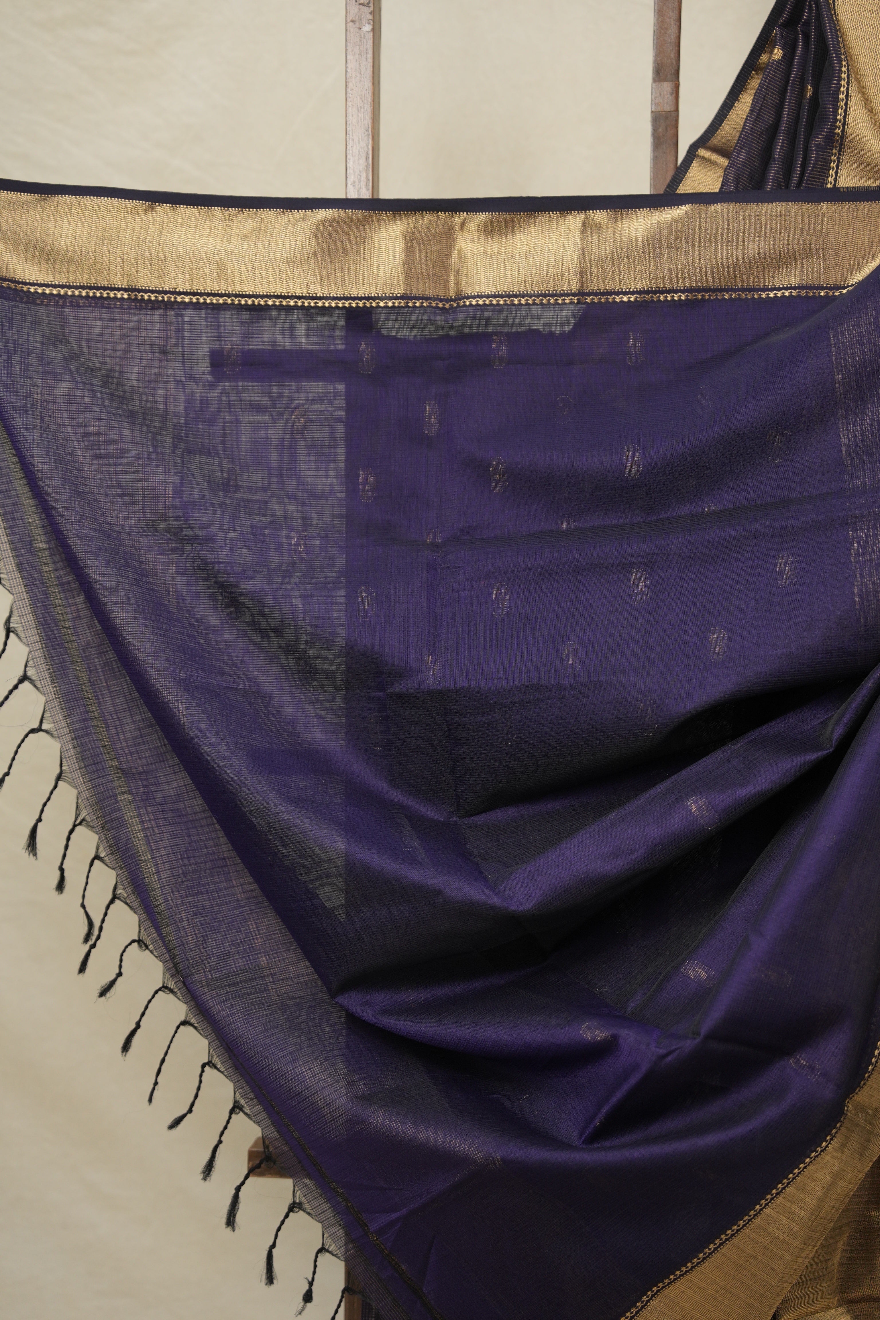 Purple Maheshwari Saree - SRPMS836