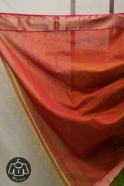 Pista Green Maheshwari Saree - SRPGMS548