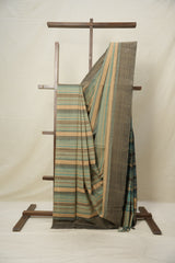 Multicolor Cotton Mangalgiri Saree - SRMCMS55