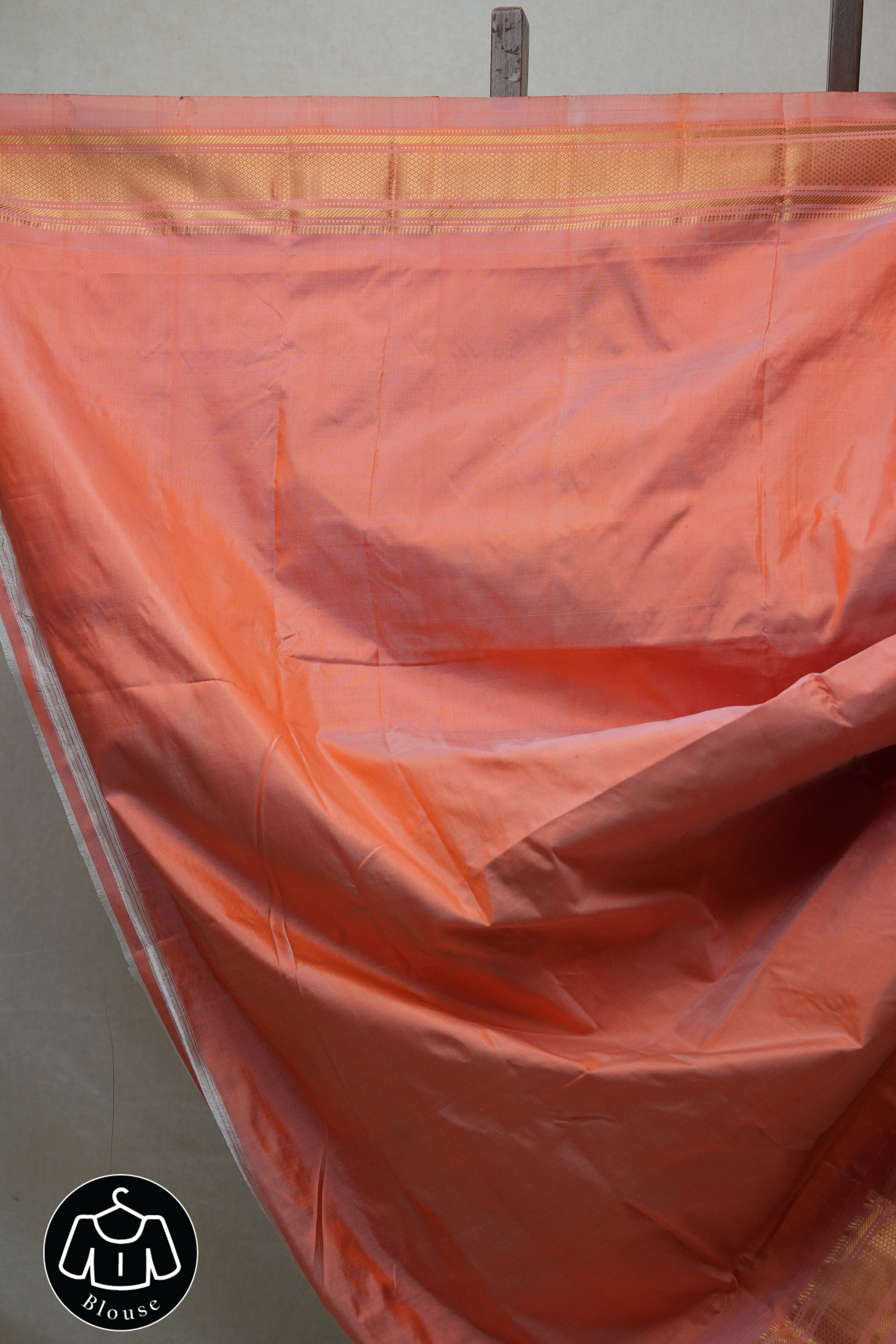 Peach Silk Paithani Saree - SRPSPS635