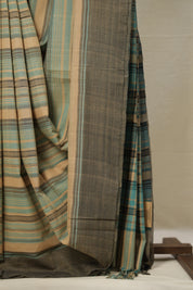 Multicolor Cotton Mangalgiri Saree - SRMCMS55