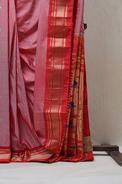 Pink Silk Paithani Saree - SRPSPS633