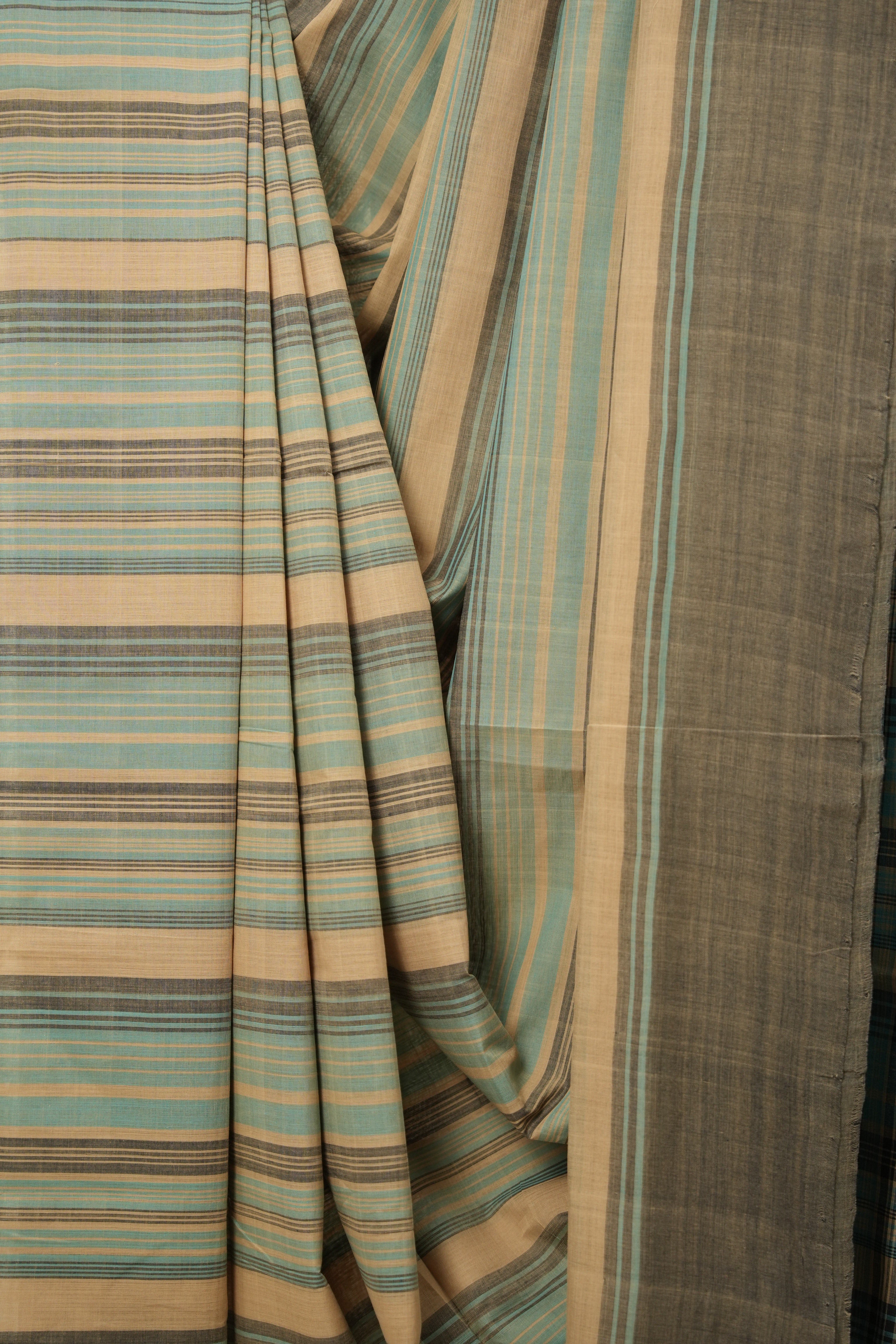 Multicolor Cotton Mangalgiri Saree - SRMCMS55