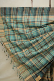 Multicolor Cotton Mangalgiri Saree - SRMCMS55