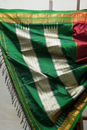 Maroon Silk Ilkal Saree - SRMSIS131