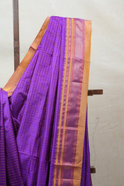 Purple Silk Ilkal Saree - SRPSIS144