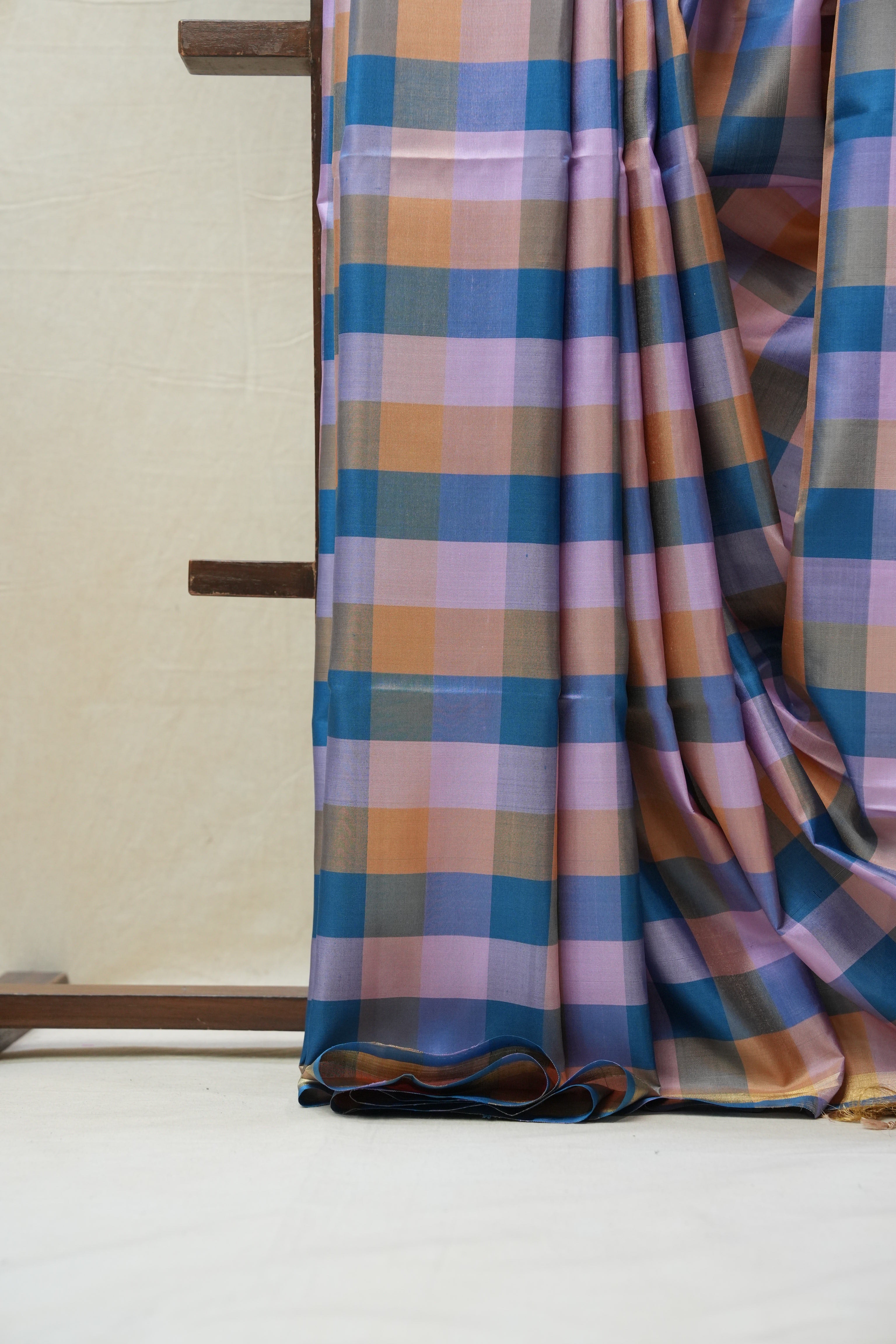 Multicolor Soft Silk Saree - SRMSSS297