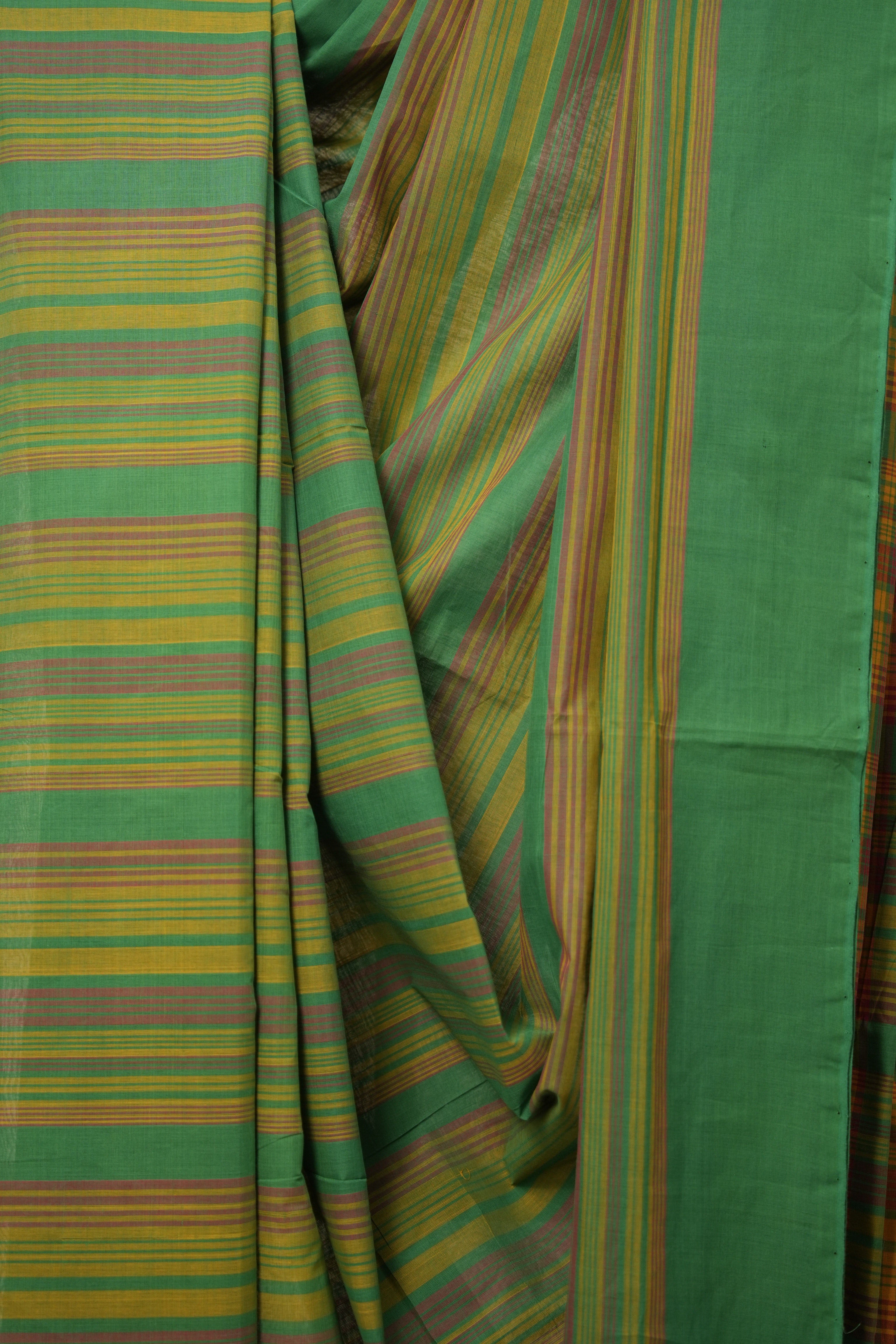 Multicolor Cotton Mangalgiri Saree - SRMCMS56